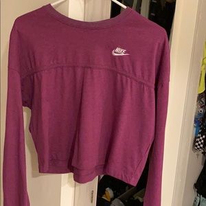 Purple Nike long sleeve